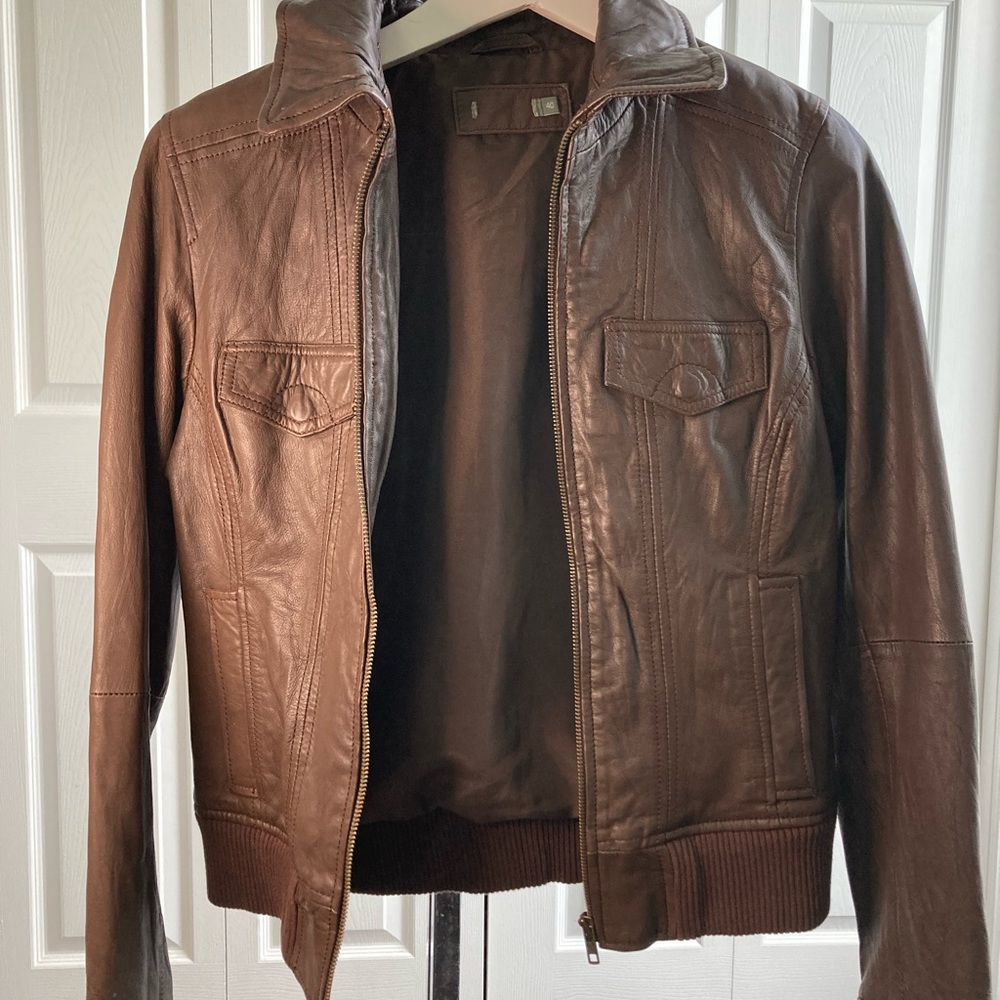 Leather jacket